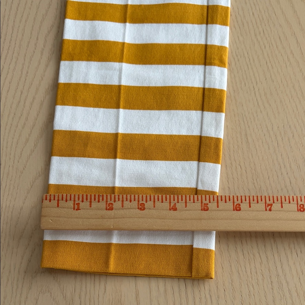New York & Company Yellow and White Striped Pants - Picture 5 of 7